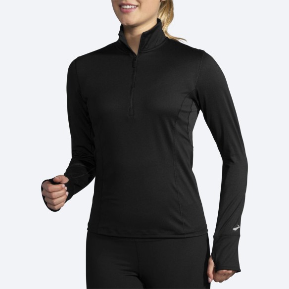 Brooks Dash 1/2 Zip Black