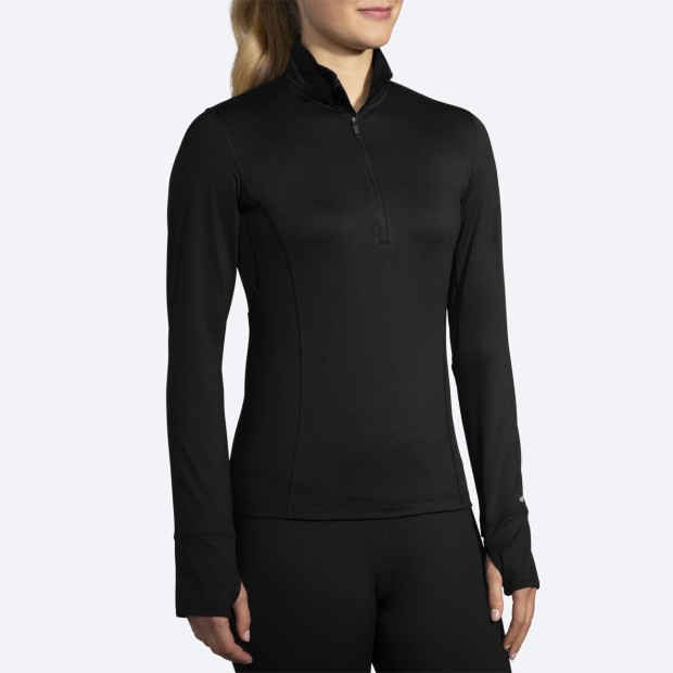 Brooks Dash 1/2 Zip Black