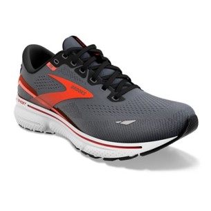 BROOKS GHOST 15 Ebony/Black/Spicy Orange 2