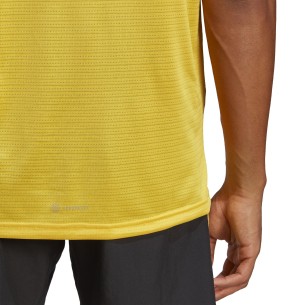 Adidas OWN THE RUN HOMBRE TEE YELLOW 2