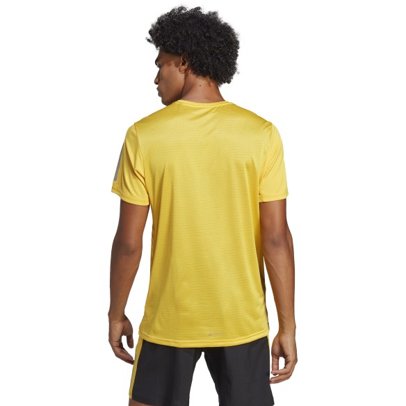 Adidas OWN THE RUN HOMBRE TEE YELLOW