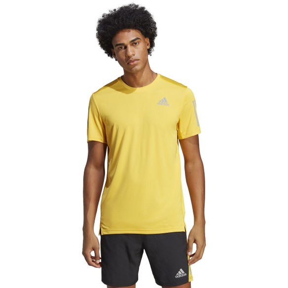 Adidas OWN THE RUN HOMBRE TEE YELLOW