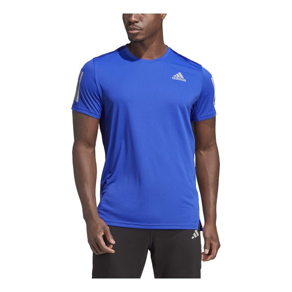 Adidas OWN THE RUN HOMBRE TEE BLUE