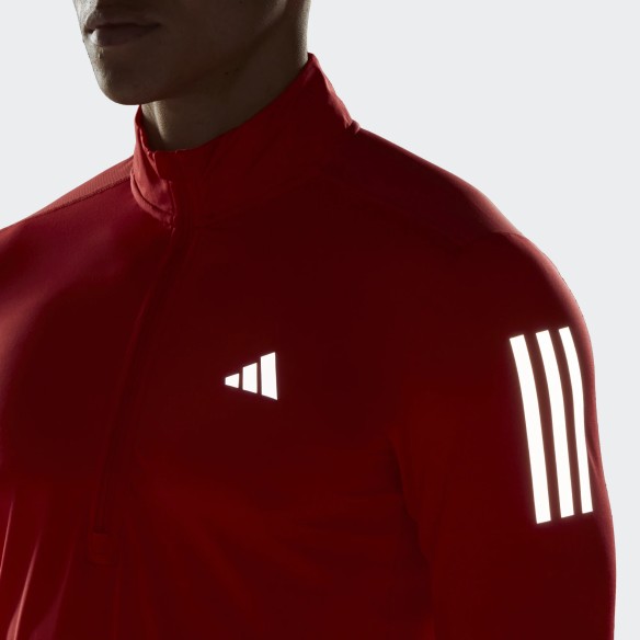 ADIDAS OTR 1/4 ZIP BRIRED