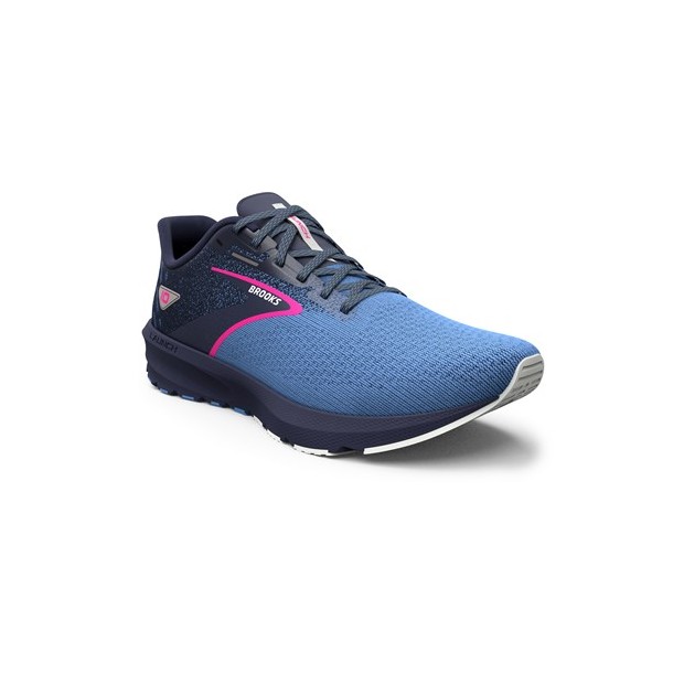 BROOKS LAUNCH 10 W Peacoat/Marina Blue/Pink Glo