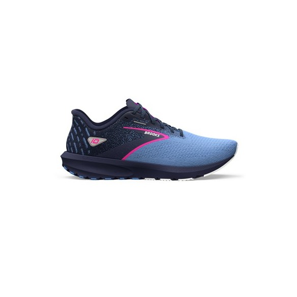 BROOKS LAUNCH 10 W Peacoat/Marina Blue/Pink Glo