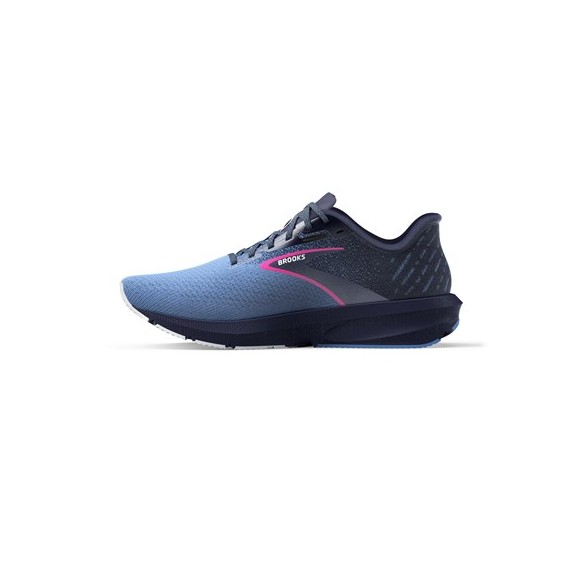 BROOKS LAUNCH 10 W Peacoat/Marina Blue/Pink Glo