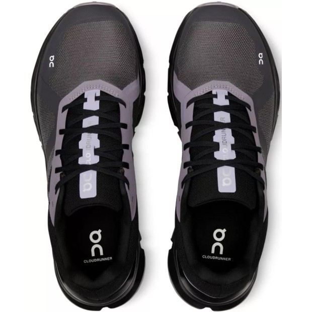 ON RUNNING CLOUDRUNNER IRON/BLACK Mujer