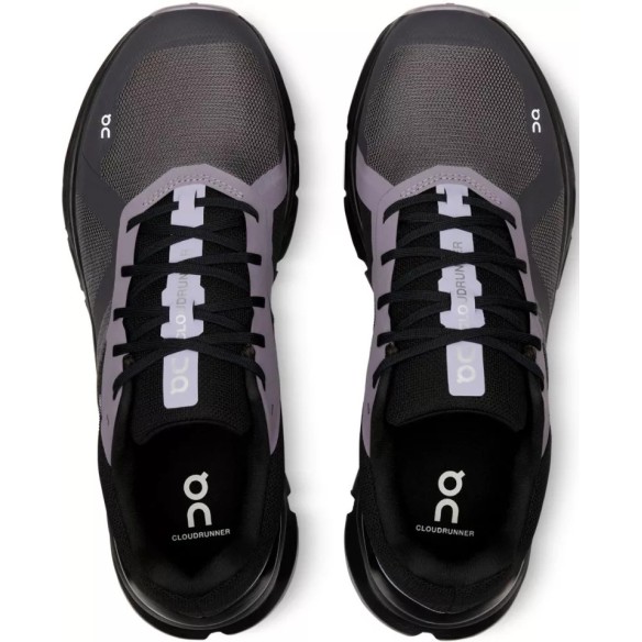 ON RUNNING CLOUDRUNNER IRON/BLACK Mujer