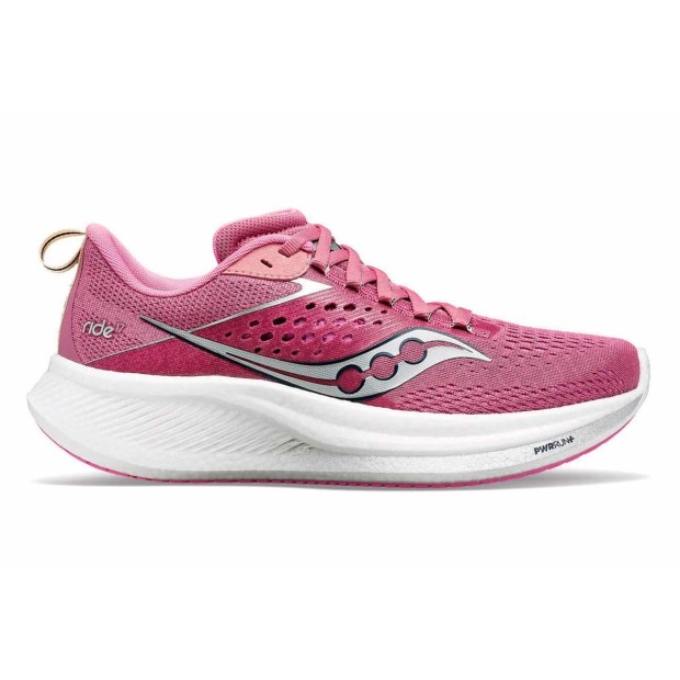 Saucony Ride 17 ORCHID/SILVER/POURPRE