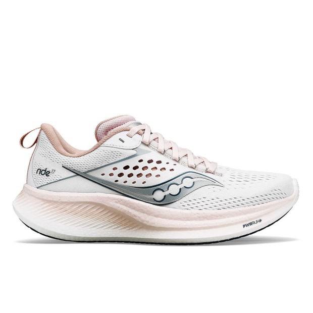 Saucony Ride 17 WHITE | LOTUS