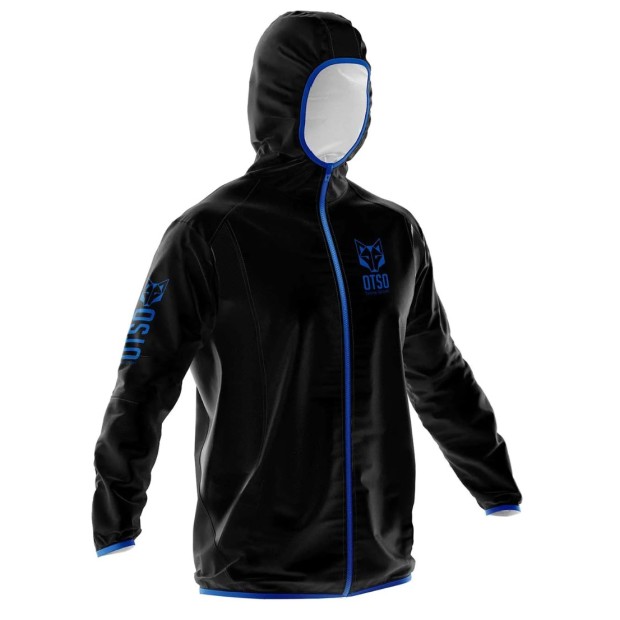 OTSO Waterproof Jacket - Black & Royal Blue