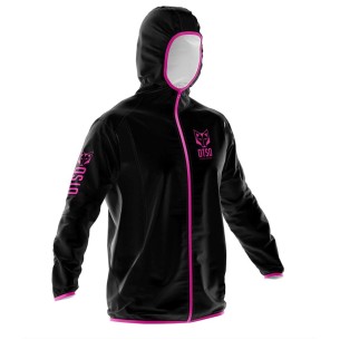 OTSO Waterproof Jacket - Black & Fluo Pink