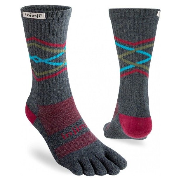 INJINJI Calcetines TRAIL MIDWEIGHT CREW (Peak)