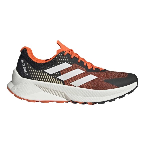 ADIDAS TERREX SOULSTRIDE FLOW TRAIL RUNNING  Core Black / Crystal White / Impact Orange