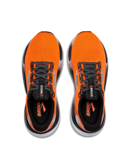 Brooks Glycerin 21 Mujer  Orange/Black/White