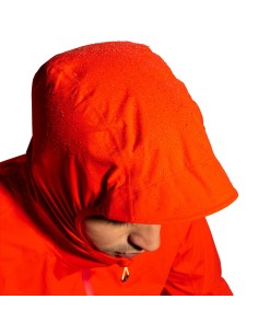 BROOKS High Point Waterproof Jacket Cherry Tomato/Phantom Grey 2