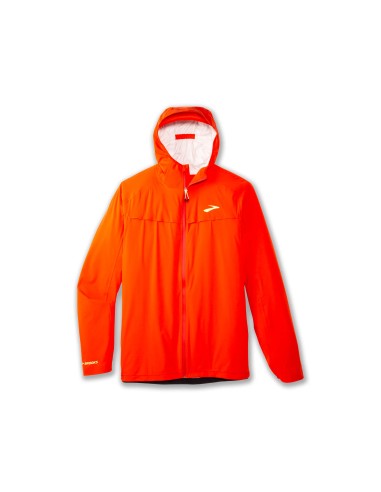 BROOKS High Point Waterproof Jacket Cherry Tomato/Phantom Grey