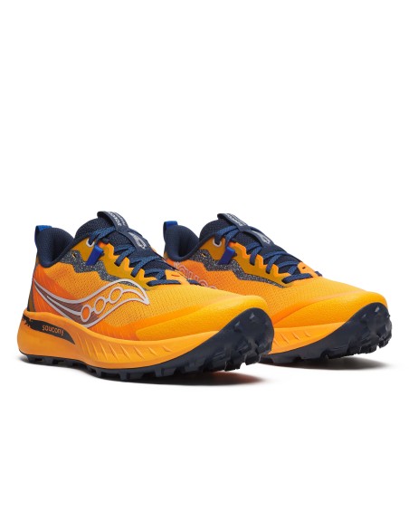 Saucony Peregrine 15 Peel/Navy/Orange