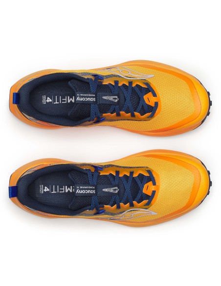 Saucony Peregrine 15 Peel/Navy/Orange