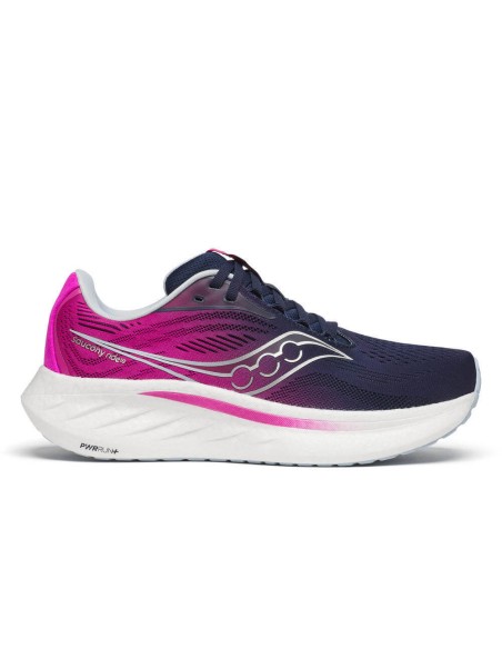 Saucony Ride 18 Mujer Navy/Fuchsia /Marine