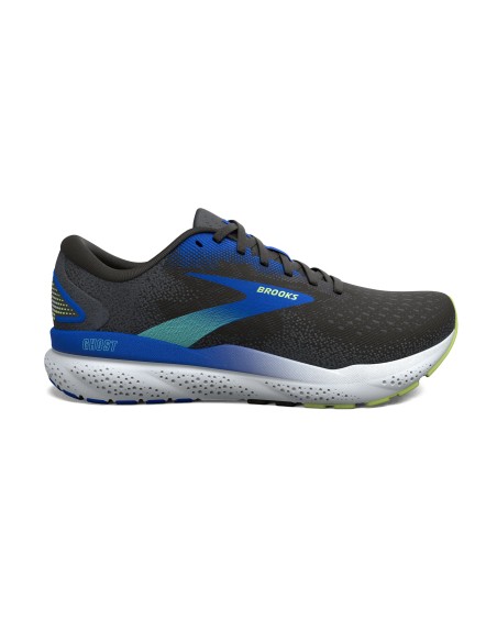 BROOKS GHOST 16  Black/Cobalt/Neo Yellow