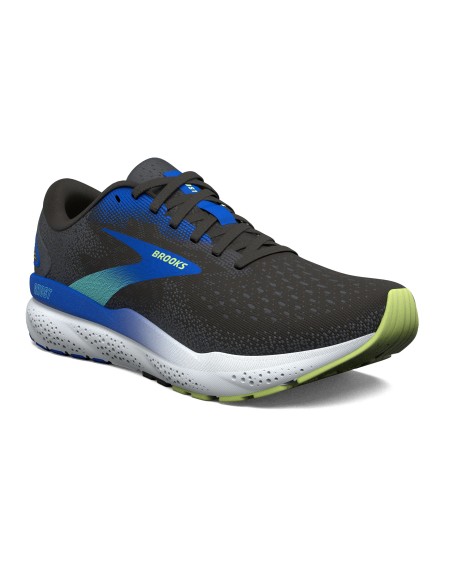 BROOKS GHOST 16  Black/Cobalt/Neo Yellow