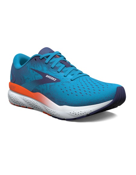 BROOKS GHOST 16  Bonnie Blue/Blue Ribbon/Orange