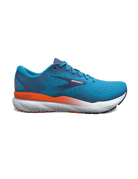 BROOKS GHOST 16  Bonnie Blue/Blue Ribbon/Orange