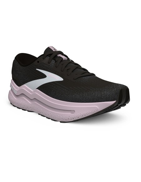 Brooks Ghost Max 2 Mujer Black/White/Orchid Ice