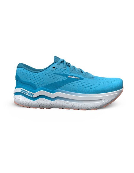 Brooks Ghost Max 2 Mujer Baltic Sea/Bonnie Blue/Peach