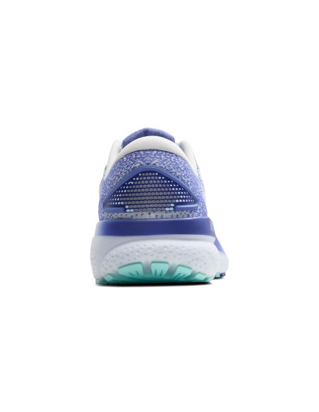 BROOKS GHOST 16 MUJER White/Amparo Blue/Limpet Shell