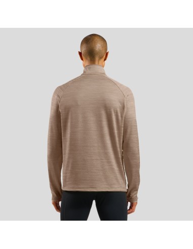 Odlo Run Easy half-zip mid layer top cinder melange