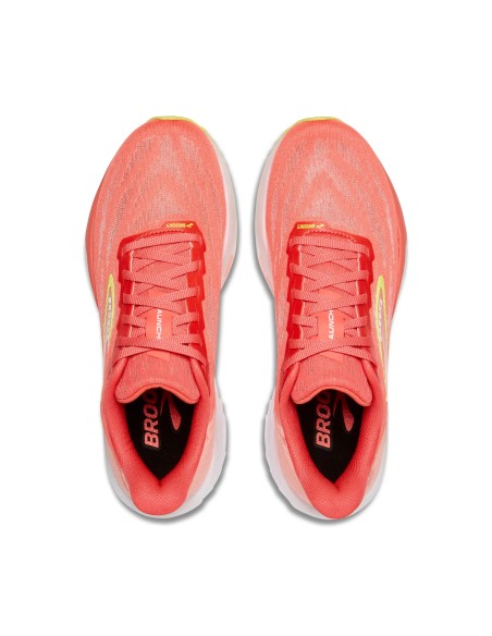 Brooks Launch 11Mujer  Coral/Primrose/White