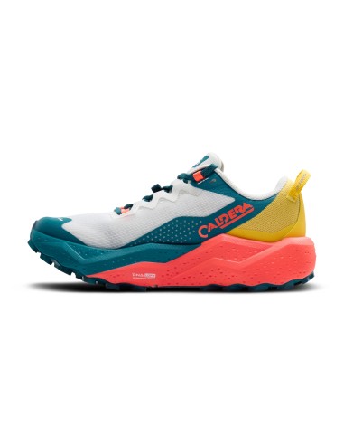 Brooks Caldera 8 MUJER Blue/Quince/Flame