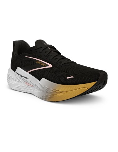 BROOKS Hyperion Max 2 Mujer Black/Gold/Pink