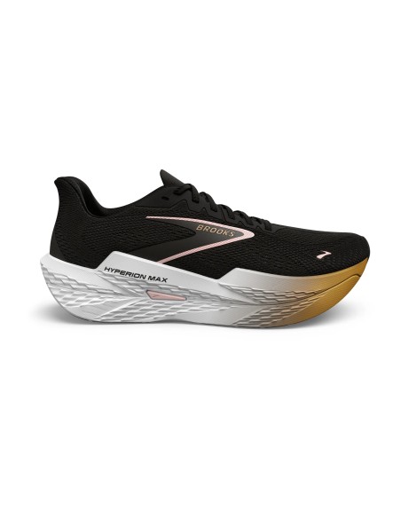 BROOKS Hyperion Max 2 Mujer Black/Gold/Pink