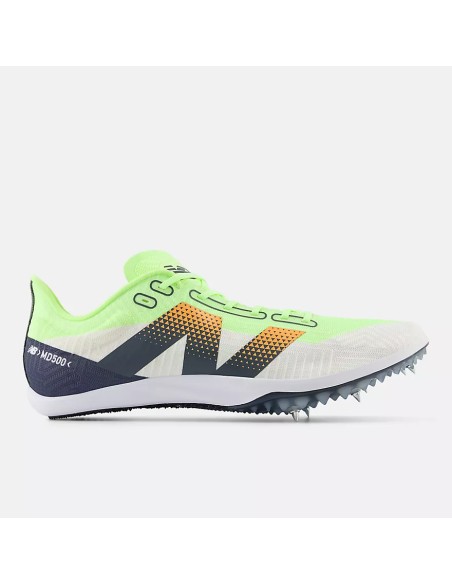 New Balance FuelCell MD500 V9 Bleached Lime Glo con Graphite y White