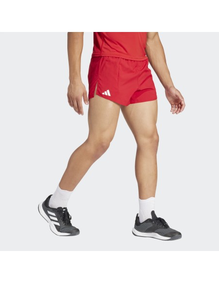 ADIDAS ADIZERO E SHORT RED
