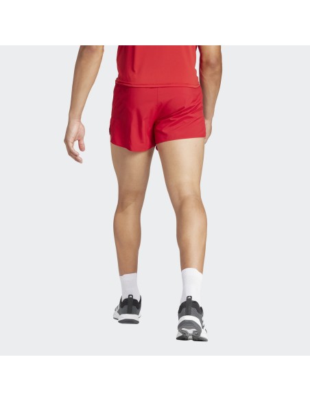 ADIDAS ADIZERO E SHORT RED