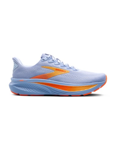 Brooks Ghost 17 Mujer Heron/White/Orange