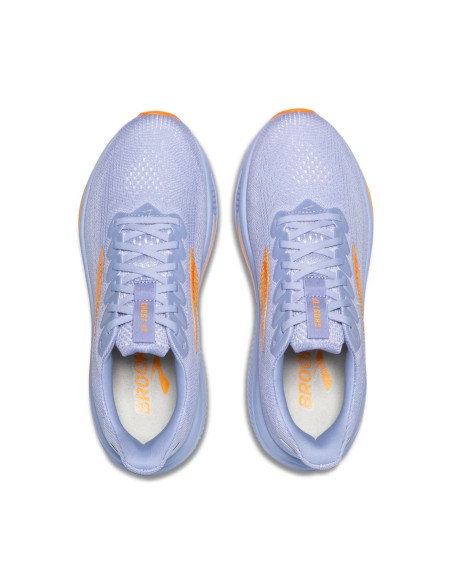 Brooks Ghost 17 Mujer Heron/White/Orange