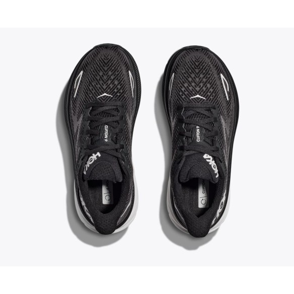 HOKA Clifton 9 Black / White