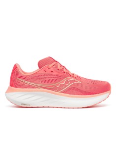 Saucony Ride 18 Mujer CORAL/SALMON
