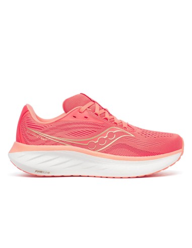 Saucony Ride 18 Mujer CORAL/SALMON