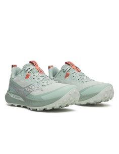 Saucony Peregrine 15 MUJER  MIST/ALOE 2