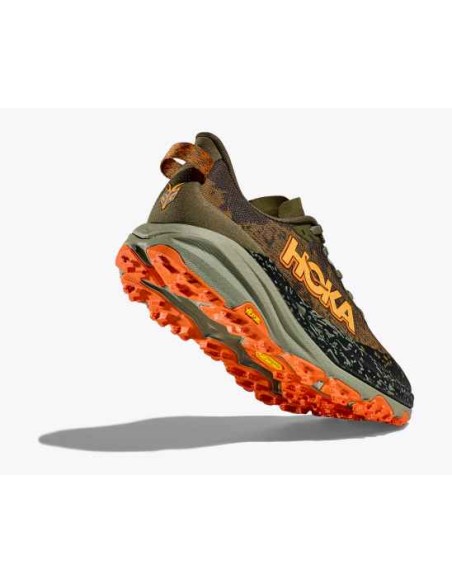 Hoka Speedgoat 6 Doble ancho antique olive / squash