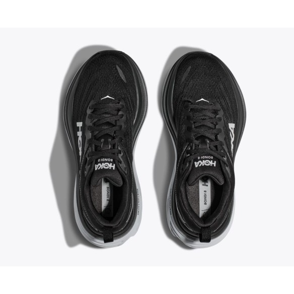 HOKA BONDI 8 Black / White