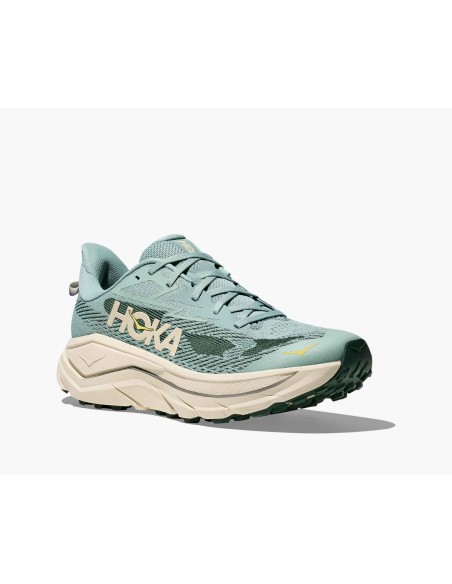 Hoka Challenger 8 jade / truffle salt