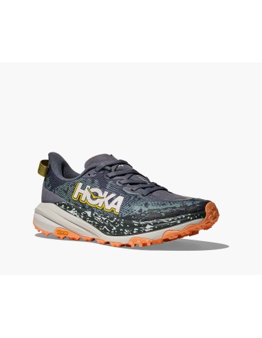Hoka Speedgoat 6 Mujer grey skies / cosmic grey